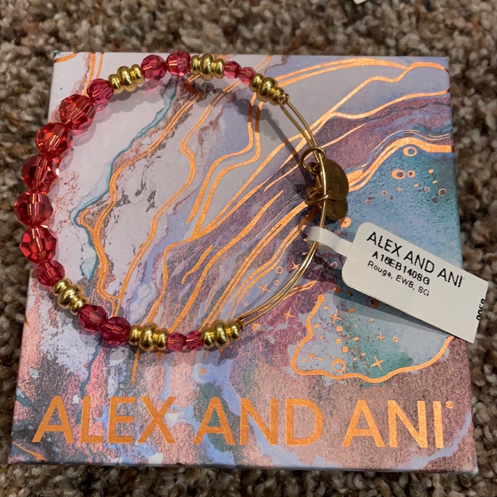 Alex And Ani Rouge Swarovski® Beaded Bangle A16EB140SG